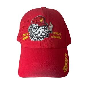 ONCE A MARINE ALWAYS A MARINE SEMPER FI Cap